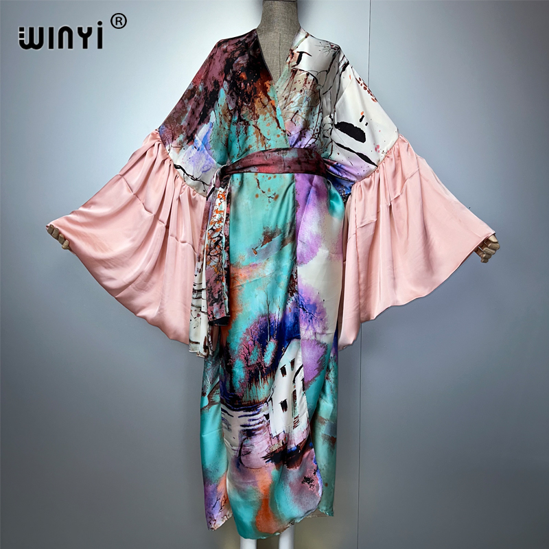 Women'S Fashion Kimono - WINYI Sommer-Kimono-Partykleid, Strandkleidung, Badeanzug, Vertuschung, Afrika,