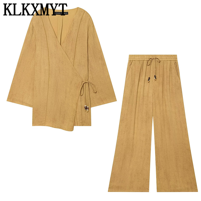 Women'S Fashion Kimono - KLKXMYT Street Fashion Kimono-Hemd 2-teiliges Set