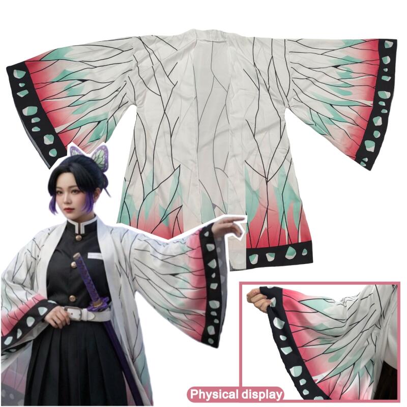 Women'S Fashion Kimono - Sommerliches japanisches Anime Shinobu Kocho Cosplay-Kostüm