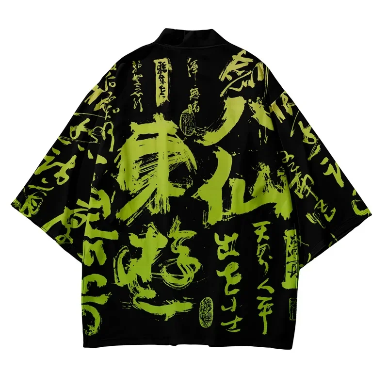 Women'S Fashion Kimono - 3D japanischer traditioneller Samurai-Kimono Sommer Männer