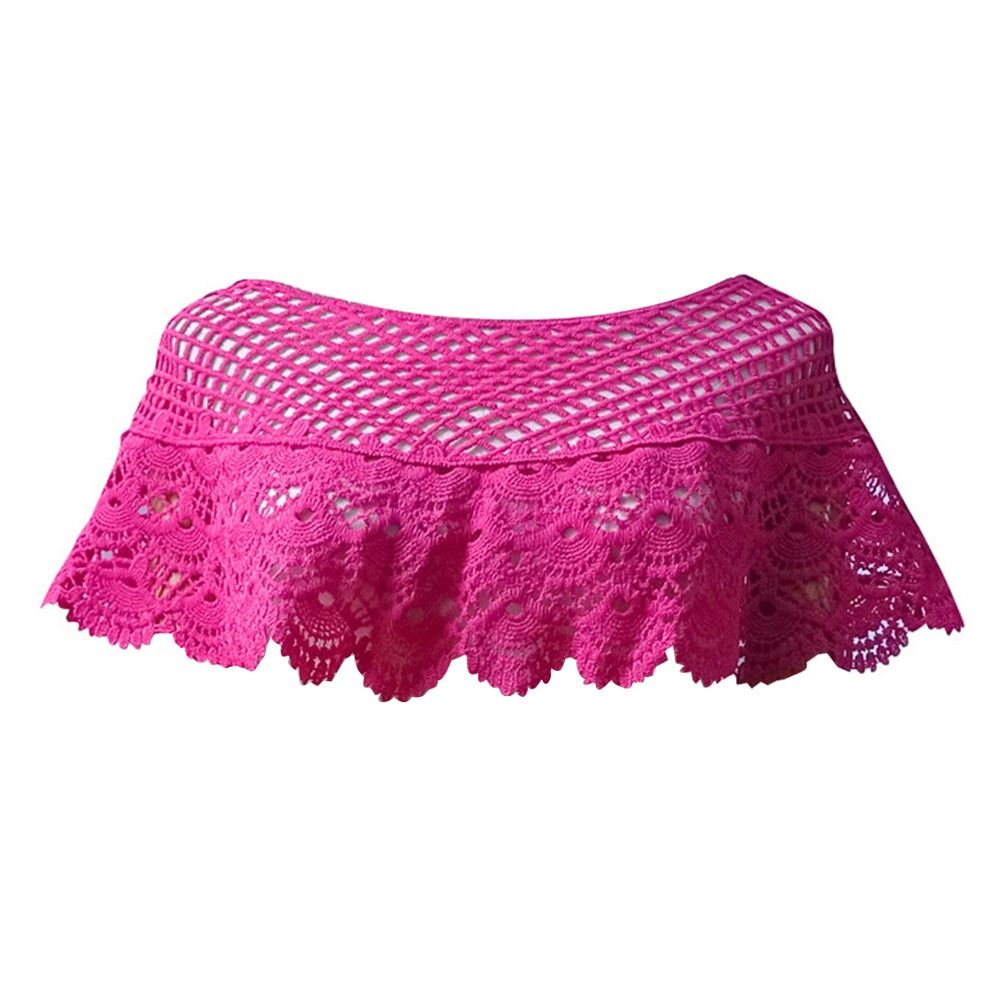 Women'S Fashion Knitwear - Spitzen-Hohlschal mit Sonnenschutz, Bikini-Überwurf, Bandana, Foulard,