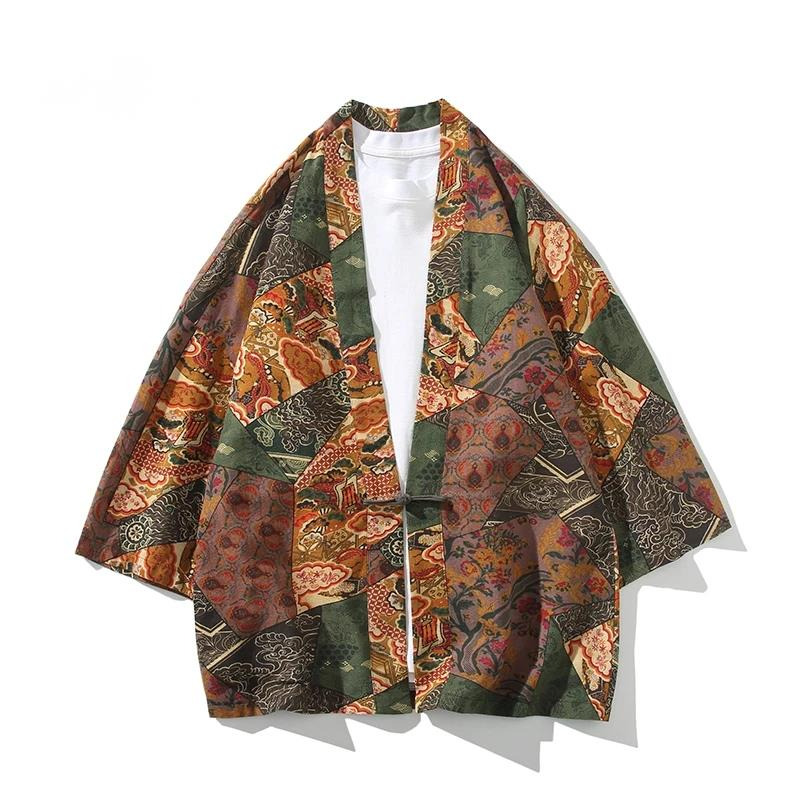 Women'S Fashion Kimono - Ethnischer Stil Bedruckter Yukata für Männer
