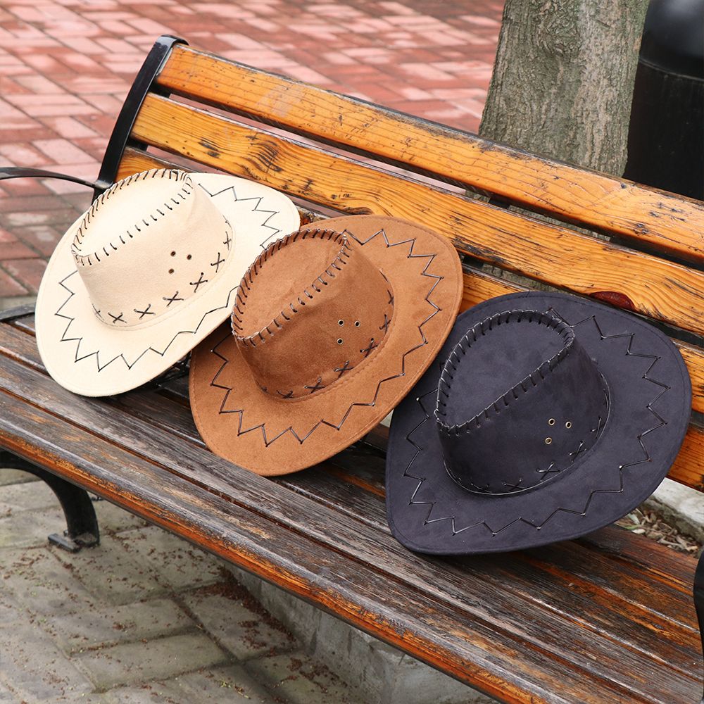 Unisex Cowboyhut Wildleder Mod – Women'S Fashion Wild West Bewertung und Preis