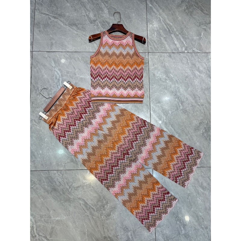 Gestreiftes Strick-Serie Hosen – Wide Leg Palazzo Pants Bewertung und Preis
