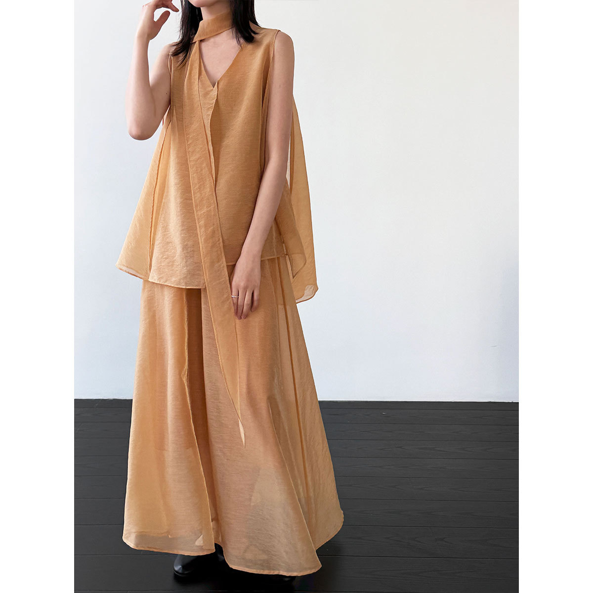 2026 Damen Zweiteiler: V-Aussc – Wide Leg Palazzo Pants Bewertung und Preis