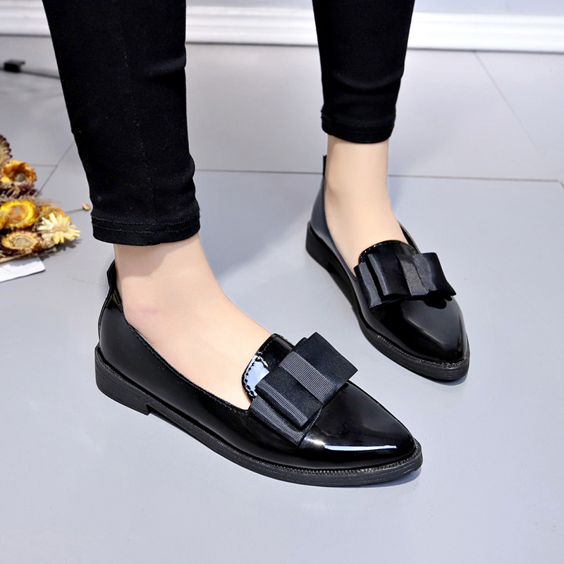 Schwarze/Weinrote Lackleder-Sp – Women'S Fashion Loafers Bewertung und Preis