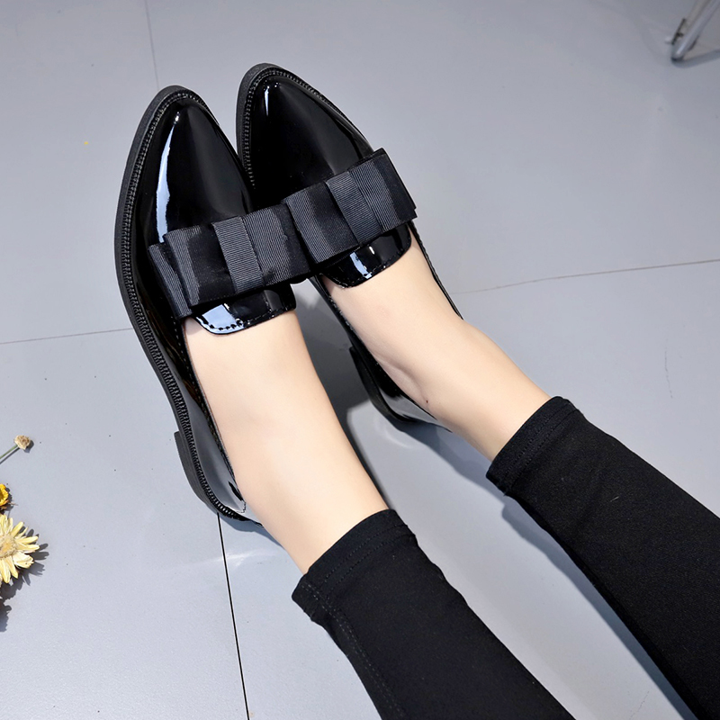 Schwarze/Weinrote Lackleder-Sp – Women'S Fashion Loafers Bewertung und Preis