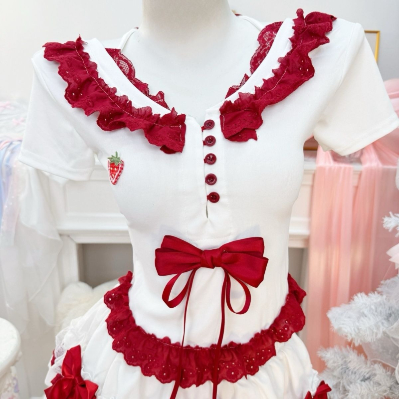 Neues Coquette Sweet Lolita Ku – Ruched Dress Mini Bewertung und Preis