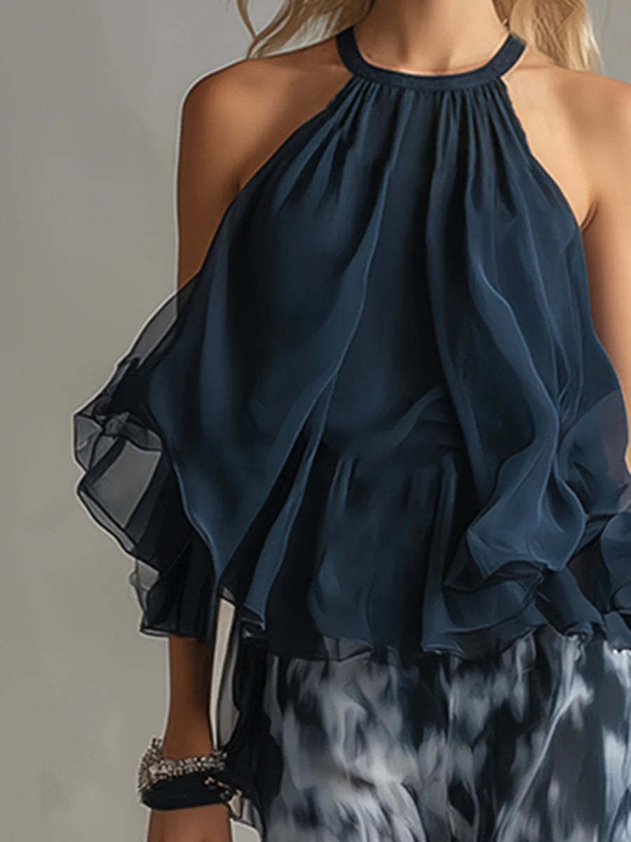 Chiffon Damen Sommer 2-teilige – Wide Leg Palazzo Pants Bewertung und Preis