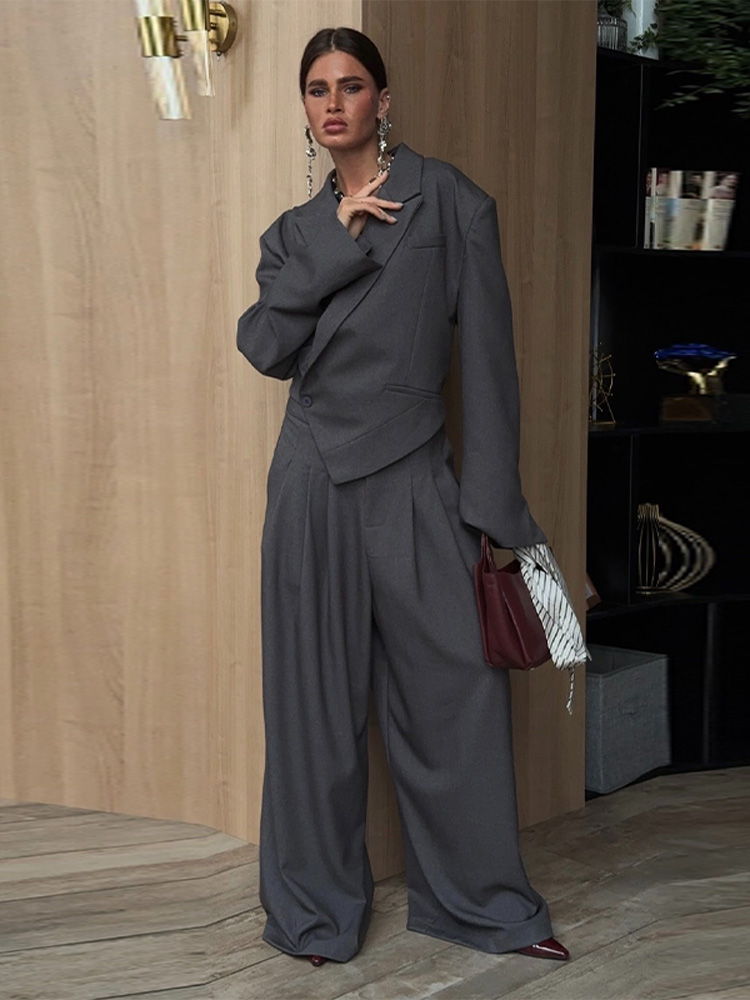 Elegante Damen-Bürokleidung mi – Wide Leg Palazzo Pants Bewertung und Preis