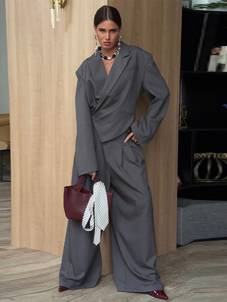 Elegante Damen-Bürokleidung mi – Wide Leg Palazzo Pants Bewertung und Preis
