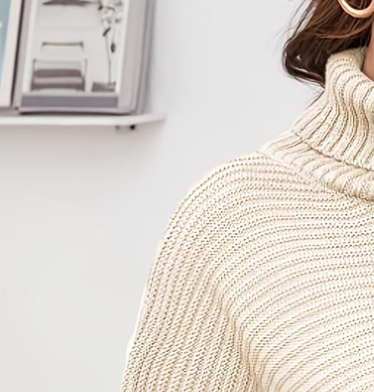 Plus-Size Damen Rollkragen-Str – Women'S Fashion Knitwear Bewertung und Preis