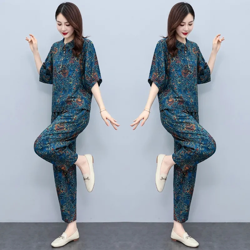 Sommeranzüge für Mütter mittle – Wide Leg Palazzo Pants Bewertung und Preis