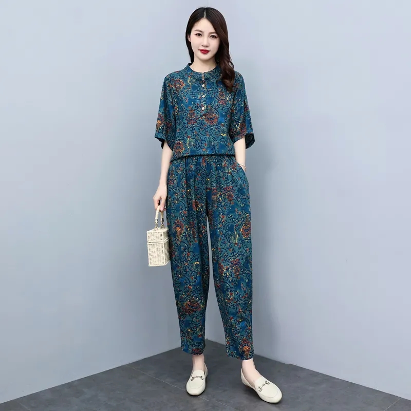 Sommeranzüge für Mütter mittle – Wide Leg Palazzo Pants Bewertung und Preis