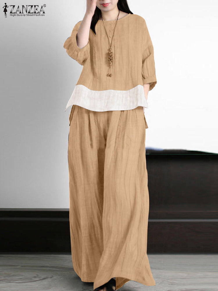 ZANZEA Sommer Vintage Passende – Wide Leg Palazzo Pants Bewertung und Preis