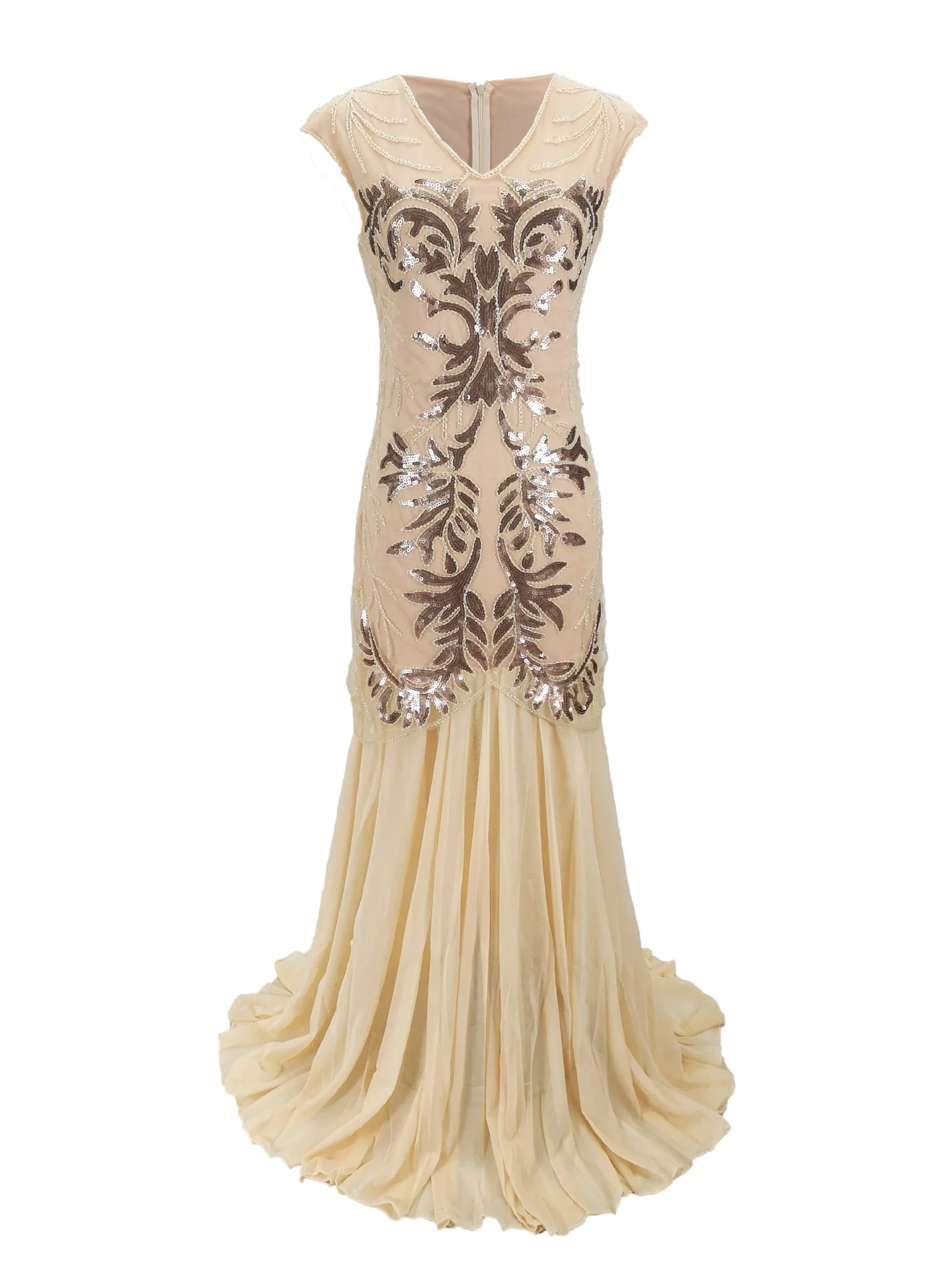 1920 Pailletten Chiffon Kleid  – Women'S Fashion In 1920 Bewertung und Preis