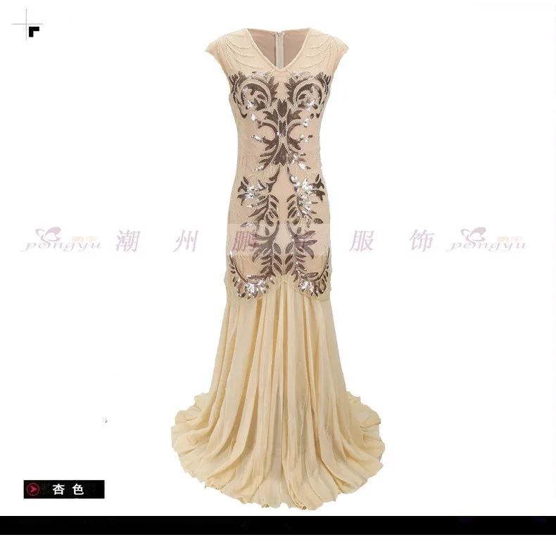 1920 Pailletten Chiffon Kleid  – Women'S Fashion In 1920 Bewertung und Preis
