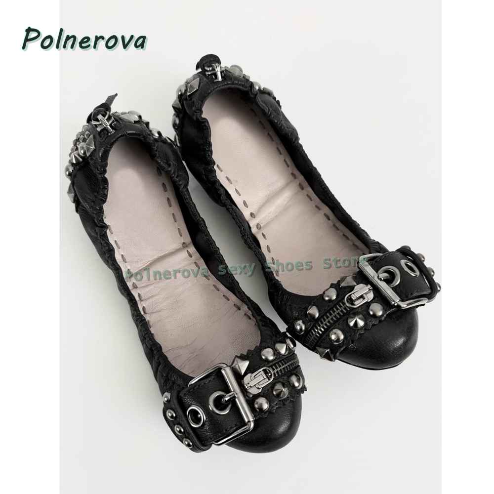Nieten-Gürtelschnallen Mary Ja – Women'S Fashion Loafers Bewertung und Preis