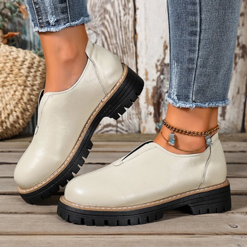 Retro Britischer Stil Damensch – Women'S Fashion Loafers Bewertung und Preis