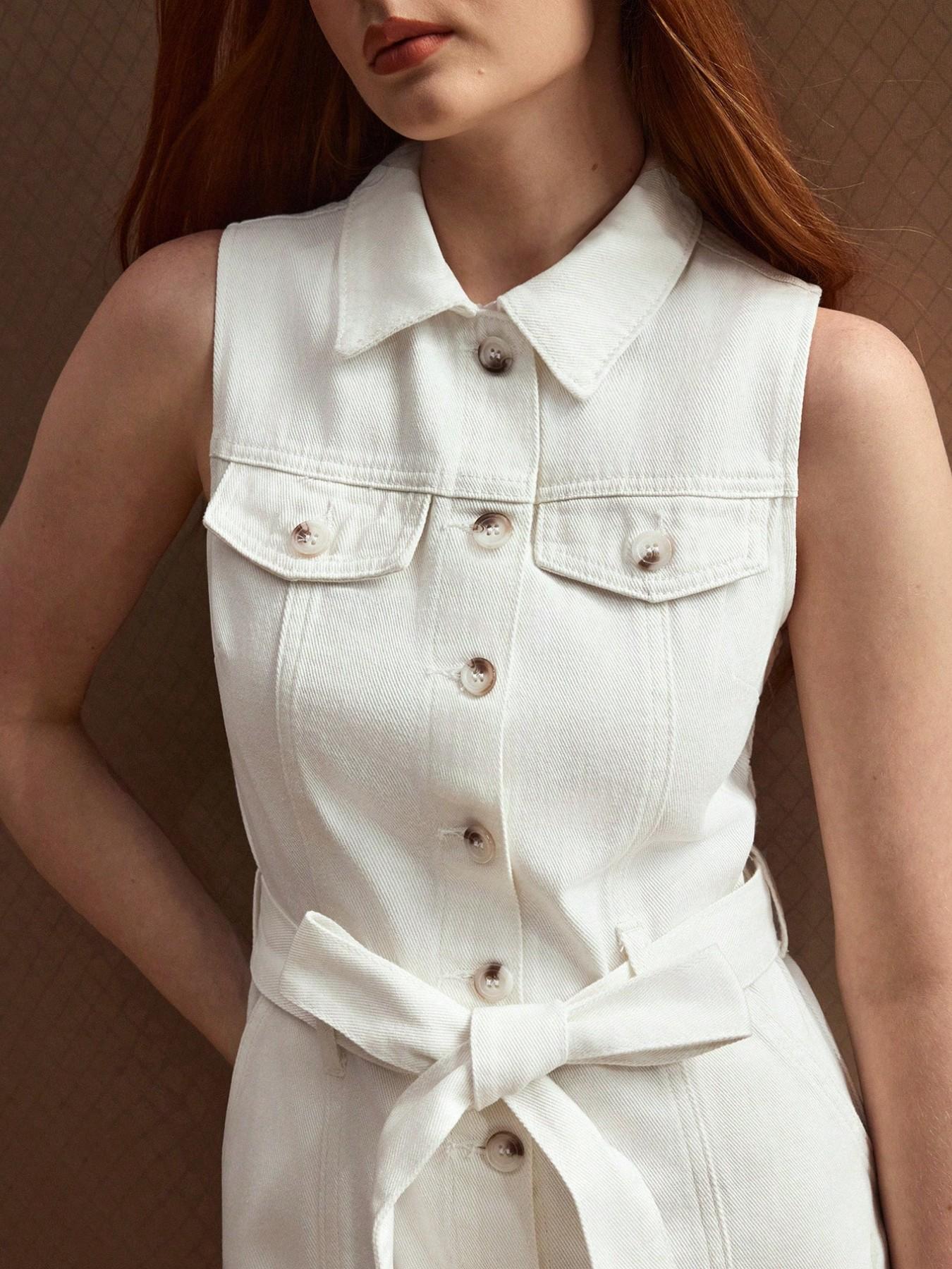 Sommerkleid! Ärmelloses Jeansk – Ruched Dress Mini Bewertung und Preis