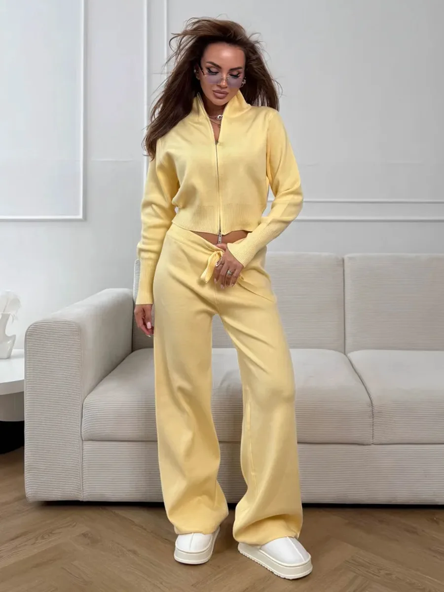 Wolfeel Neue Herbst Winter Zip – Wide Leg Palazzo Pants Bewertung und Preis