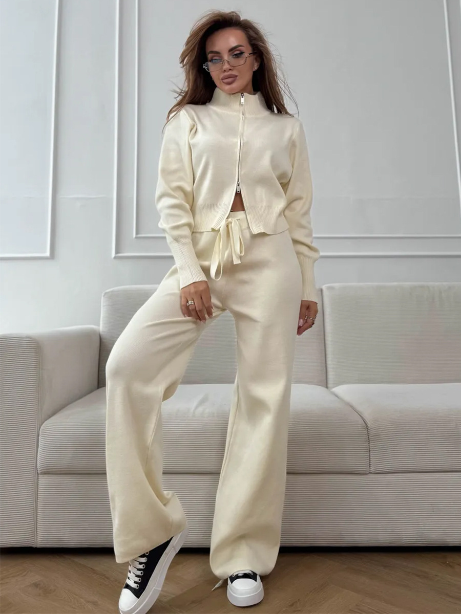 Wolfeel Neue Herbst Winter Zip – Wide Leg Palazzo Pants Bewertung und Preis