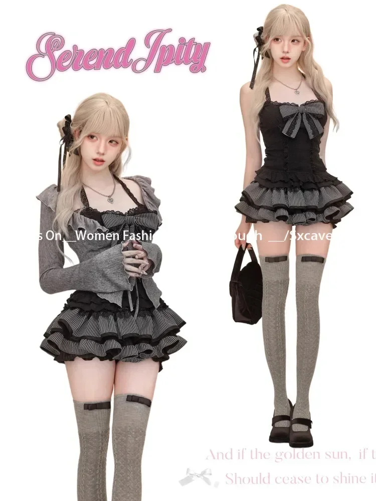 Süße Lolita Vintage Anzüge Fra – Women'S Fashion Knitwear Bewertung und Preis